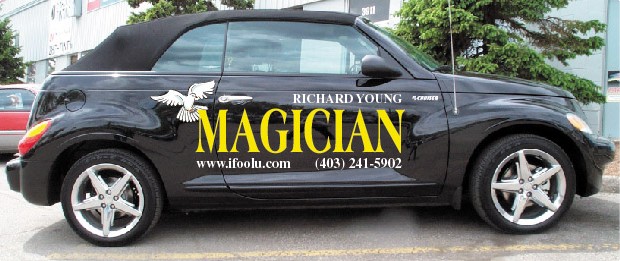Richard Young the Magician's Car