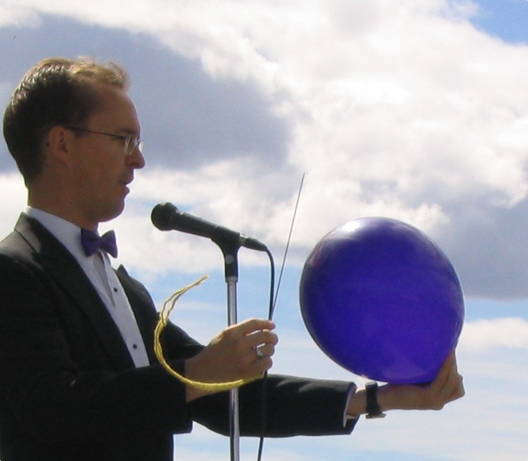Richard Young the Magian - Can a needle go through a balloon without popping it?